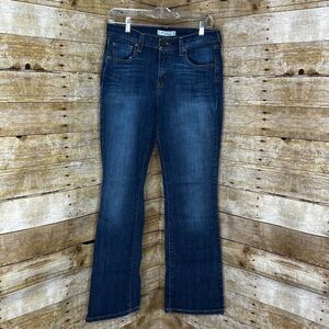 LEVI'S 515 MID-RISE CLASSIC ESSENTIAL STRETCH BOOTCUT  PREMIUM DENIM JEANS